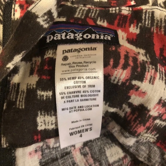 Patagonia Brown Dress Size 4 - Picture 6 of 6